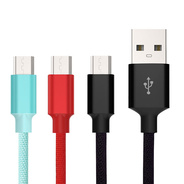 安卓牛仔布USB數(shù)據(jù)線