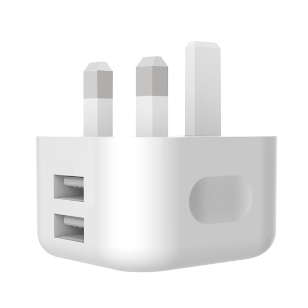 英規(guī)雙USB旅充充電器-ST410