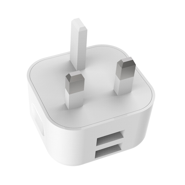 英規(guī)雙USB旅充充電器-ST410