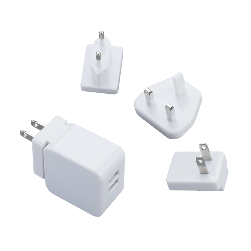 雙USB轉(zhuǎn)換插腳充電器-ST390