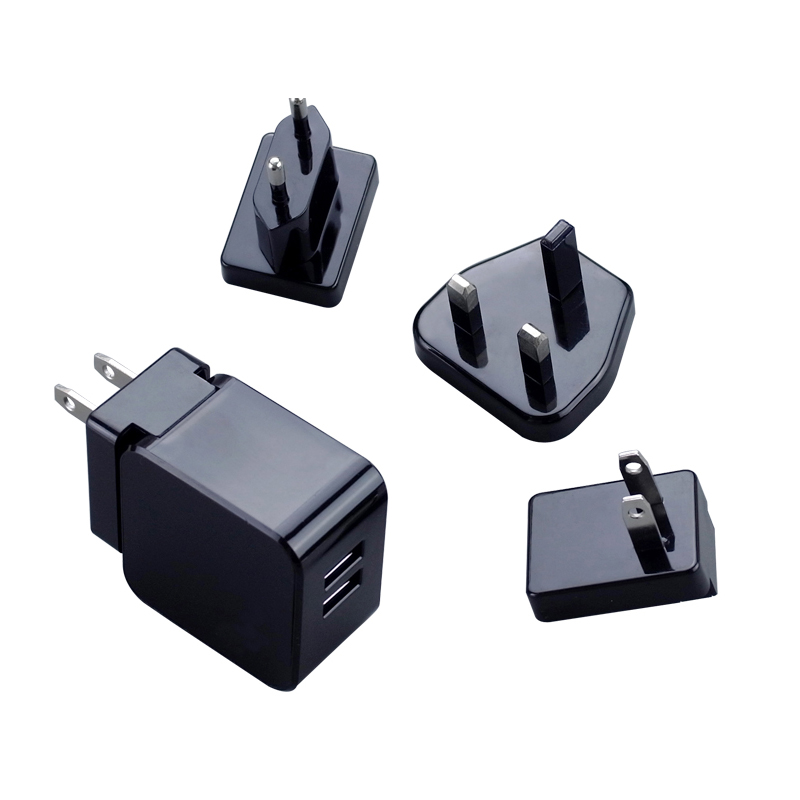 雙USB轉(zhuǎn)換插腳充電器-ST390