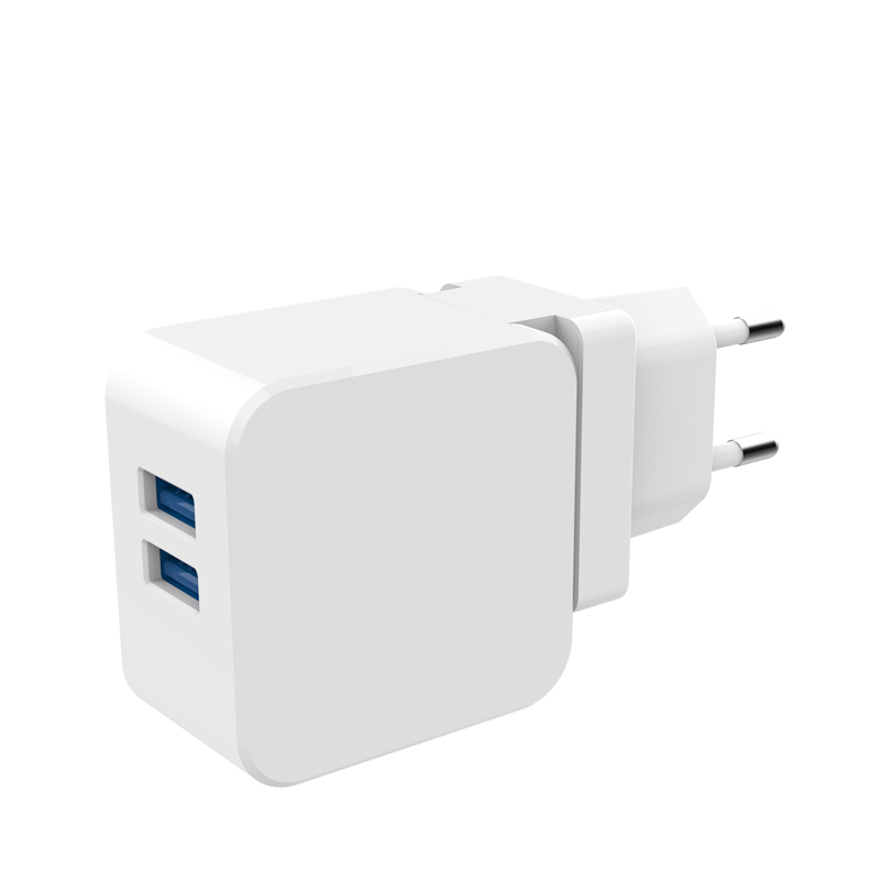 雙USB轉(zhuǎn)換插腳充電器-ST390