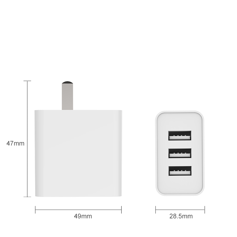 3口USB折疊充電器-ST510 3口USB折疊充電器-ST510