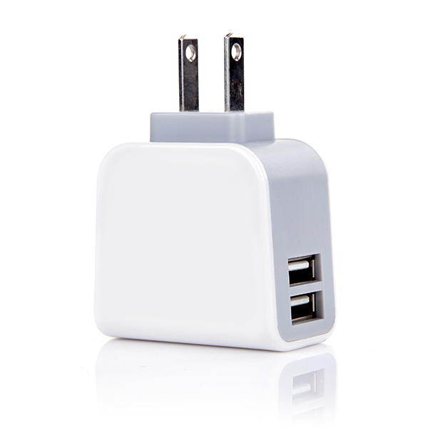 英規(guī)、美規(guī)、歐規(guī)3.1A雙USB充電器-ST30