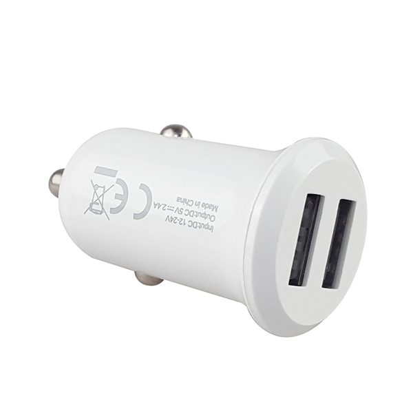 2.4A迷你雙USB車載充電器-SC300
