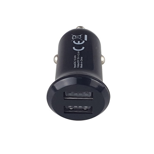 2.4A迷你雙USB車載充電器-SC300