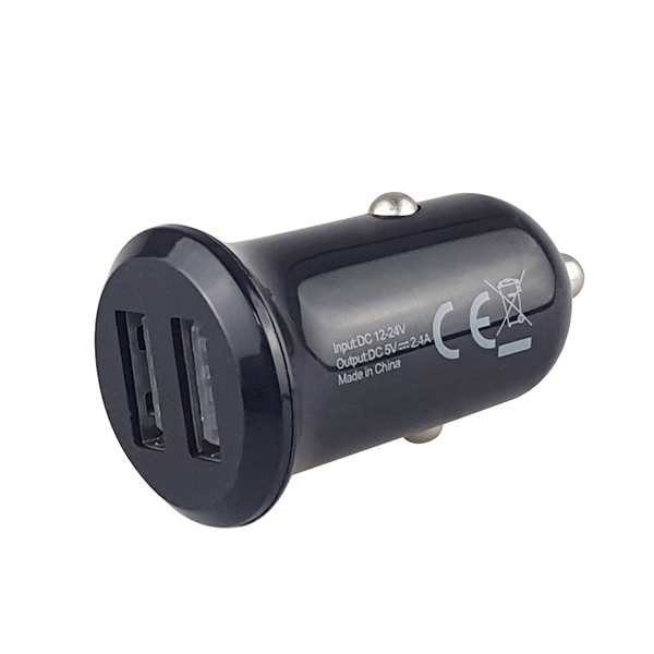 2.4A迷你雙USB車載充電器-SC300