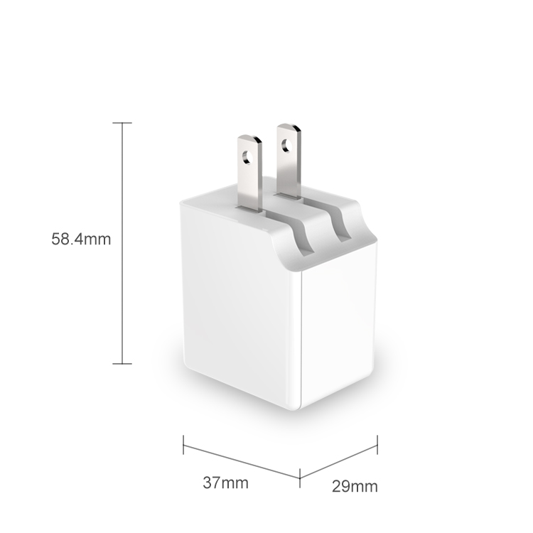 折疊雙USB充電器-ST350