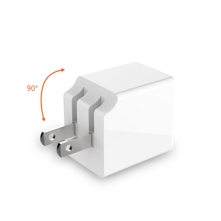 折疊雙USB充電器-ST350