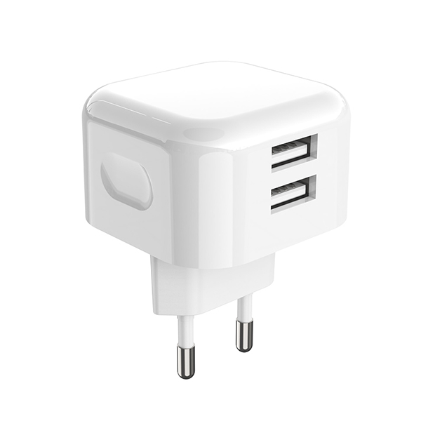 歐規(guī)雙USB旅行充電器-ST410