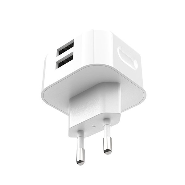 歐規(guī)雙USB旅行充電器-ST410