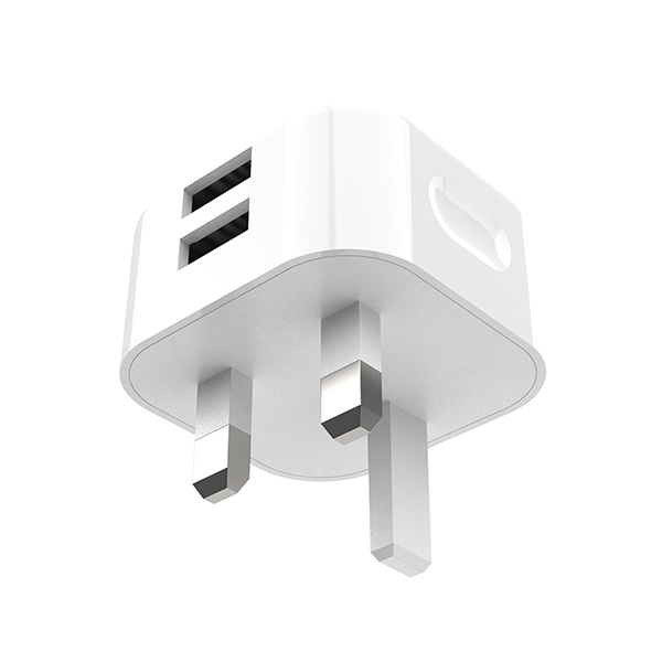 英規(guī)雙USB旅充充電器-ST410