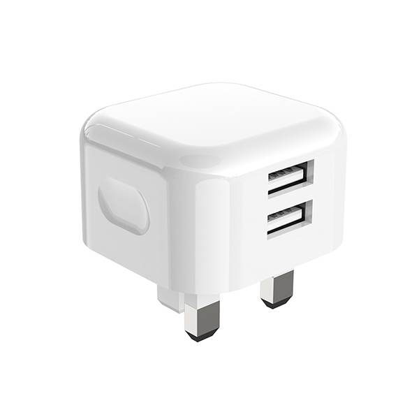 英規(guī)雙USB旅充充電器-ST410