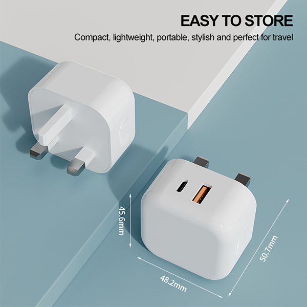 18W QC3.0+PD充電器-ST750 英規(guī)