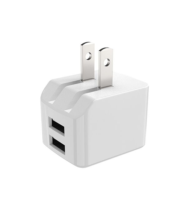 迷你美規(guī)折疊雙USB充電器-ST630