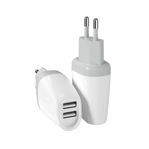 歐規(guī)雙USB旅行充電器-ST260