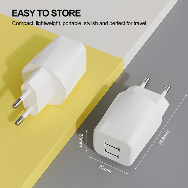 2.4A雙USB充電器-ST640 歐規(guī)