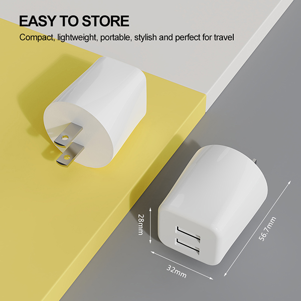 2.4A雙USB旅行充電器-ST640 美規(guī)