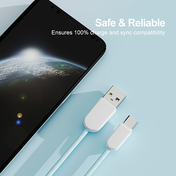 2.4A雙色編織數(shù)據(jù)線 SA410-C