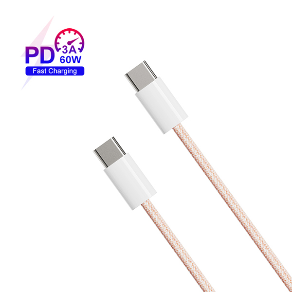 60W PD快充雙色編織數(shù)據(jù)線-SA10C-C