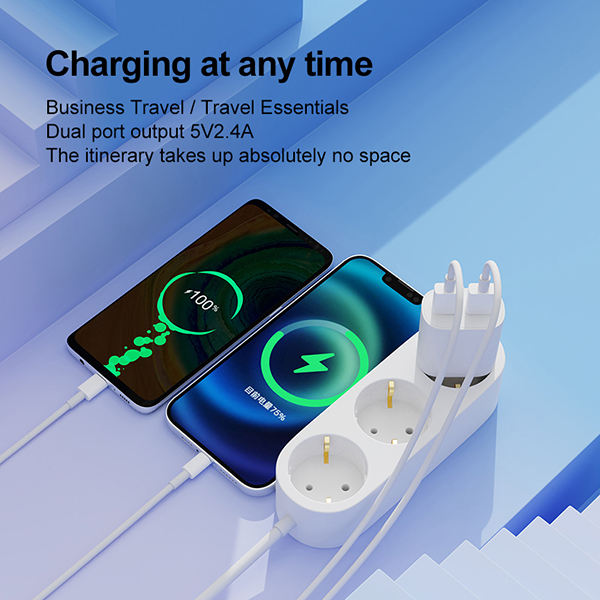 雙口USB充電器-ST802-歐規(guī) 雙口USB充電器-ST802-歐規(guī)