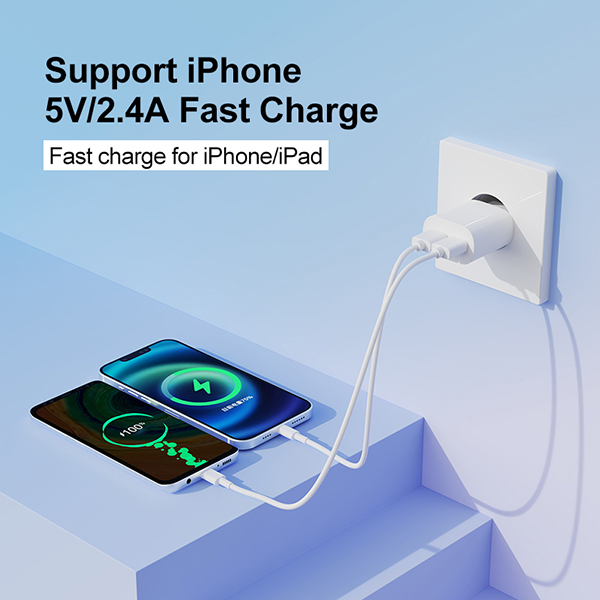 雙口USB充電器-ST802-歐規(guī) 雙口USB充電器-ST802-歐規(guī)