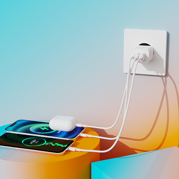 15W三口充電器2A+1C ST790 歐規(guī)