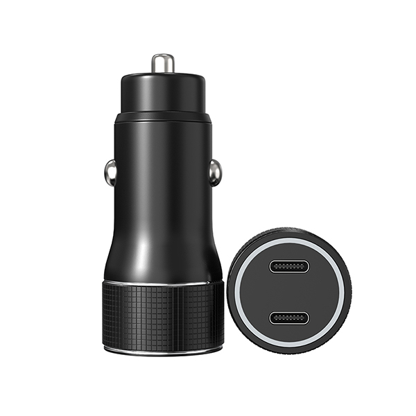 40W 雙PD金屬車載充電器-SC340