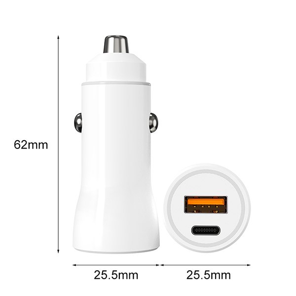 30W PD+QC3.0車載充電器 SC353 30W PD+QC3.0車載充電器 SC353