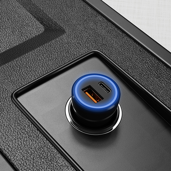 30W PD+QC3.0車載充電器 SC353 30W PD+QC3.0車載充電器 SC353