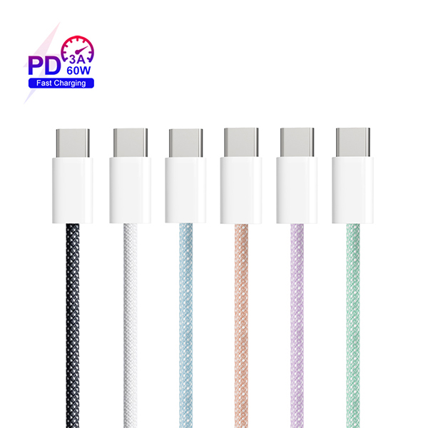 60W PD快充雙色編織數(shù)據(jù)線-SA10C-C